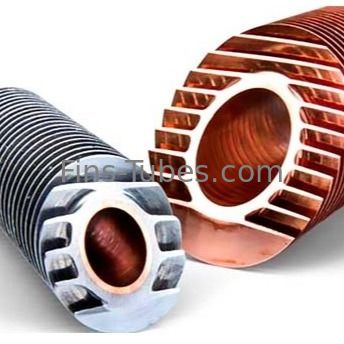 গুণ  DELLOK  ASTM B280/ JISH3302 Copper Fin Tube Extruded Tubing কারখানা