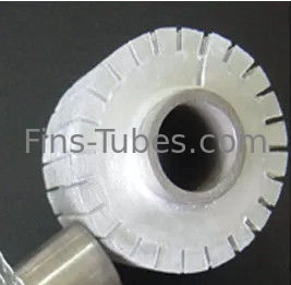 গুণ  DELLOK Solid Extruded Serrated Alu1050 Heat Exchanger Fin Tube Thick 0.4mm কারখানা