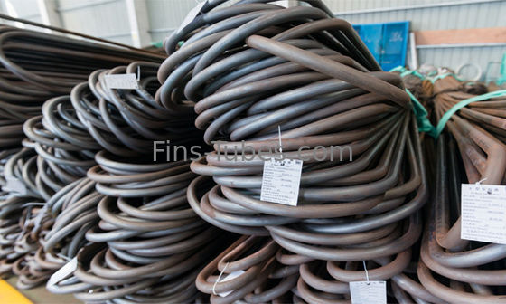 গুণ  DELLOK Spiral Evaporator Carbon Steel SA210 U Bend Tube Exhaust Pipe কারখানা