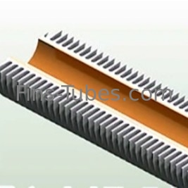 DELLOK কার্বন স্টীল Helical Condenser অ্যালুমিনিয়াম Extruded টিউবিং
