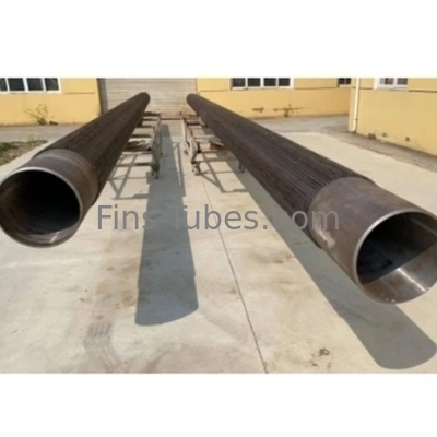 DELLOK শক্তি Indudtry ঝালাই longitudinal fined টিউব