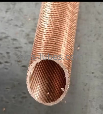 উচ্চ তাপমাত্রা তাপ স্থানান্তর দক্ষতা জন্য সরল ফিন প্রান্ত এমবেডেড ফিন টিউব