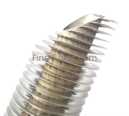 DELLOK দেয়াল 0.96mm অ্যালুমিনিয়াম ফিন টিউব সঙ্গে টিউব 4mm-15mm