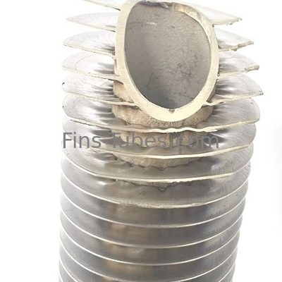 DELLOK দেয়াল 0.96mm অ্যালুমিনিয়াম ফিন টিউব সঙ্গে টিউব 4mm-15mm