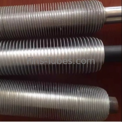 তামা কার্বন ইস্পাত ফিন টিউব 0.3-1.2mm টিউব 2.5-20mm ফিন স্পেসিং 16-63mm Od