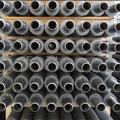 DELLOK L অ্যালুমিনিয়াম ফিনড টিউব চাপ রেটিং 2000 Psi X46cr13 কাস্টমাইজড ভোল্টেজ