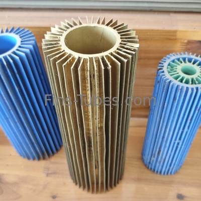 DELLOK Longitudinal Fin Tube with 19mm OD 400°C Temperature Rating Threaded Connection for Root (ডিলোক লংটিচুডিনাল ফিন টিউব) রুটের জন্য থ্রেডেড সংযোগ