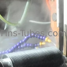 DELLOK বয়লার কুলার 3.3mm Serrated Solid 32mm Helical Fin টিউব