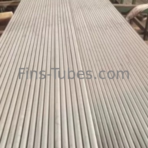 DELLOK অ্যালুমিনিয়াম ফিন টিউব 1100 নর্নড বেধ 0.45mm crimped
