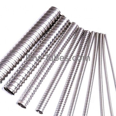 DELLOK TP304 SMLS স্টেইনলেস স্টীল OD15.88mm ক্রাম্পড ফিন টিউব