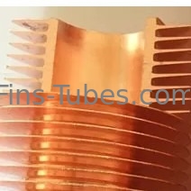 DELLOK সলিড প্লেইন উচ্চ রেডিয়েটর উচ্চতা 10.5mm তামা খাদ বৃত্তাকার টিউব